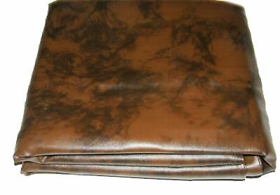 8 foot Heavy Duty Fitted Leatherette Pool Table Billiard Cover Amber