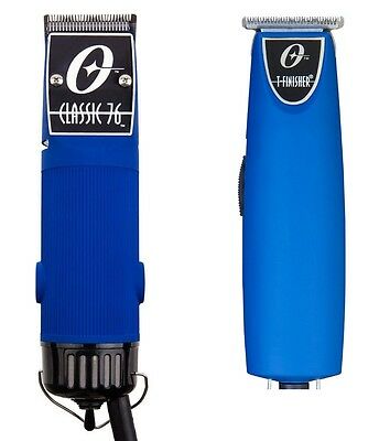 Oster Classic 76 Professional clipper Blue Soft Touch + Limited T-Finisher Pro