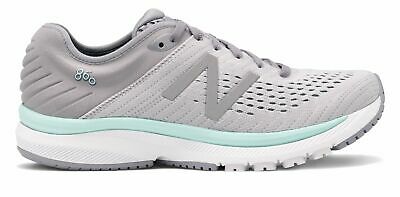 New Balance Women's 860v10 Shoes Grey with Grey & Blue