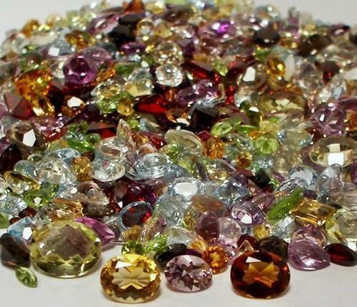 Mix Gemstones Lot Loose Faceted Natural Gemstones Mixed Gems Wholesale Loose Gem