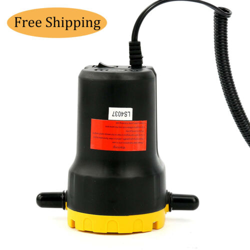 12v Suction Transfer Extractor Motor Oil Scavenge Pump Only Used On Oil/diesel