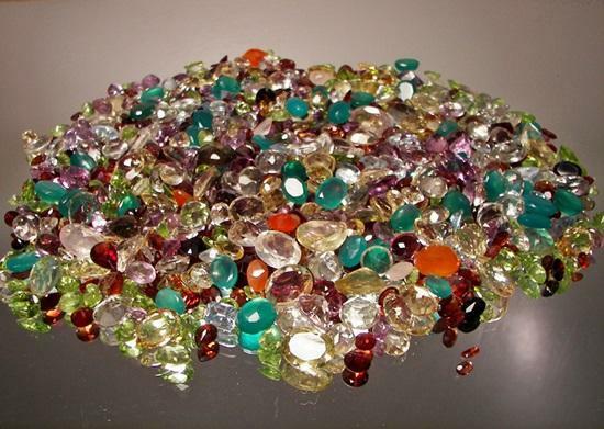 Natural Gemstones Mixed Gem Lot Wholesale Loose Gem Mix Gemstone Lot Loose Gems