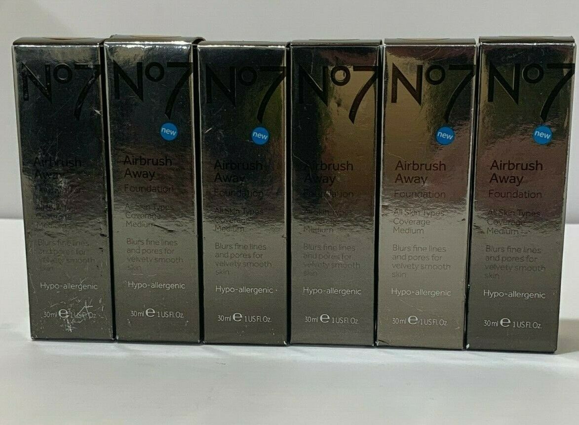 Boots No7 Airbrush Away Foundation 1 Oz , New , Choose Your Color