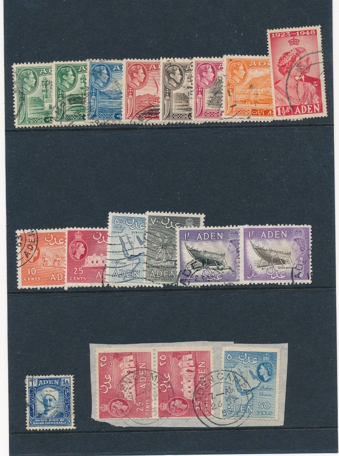 Aden Used Stamps, Small Lot