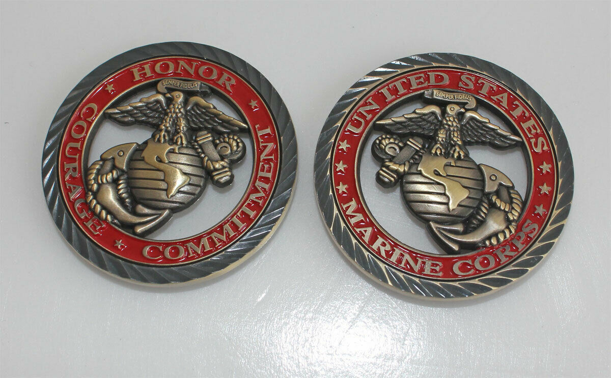 10-Pack US Marine Corps Challenge Coin Semper USMC Marine