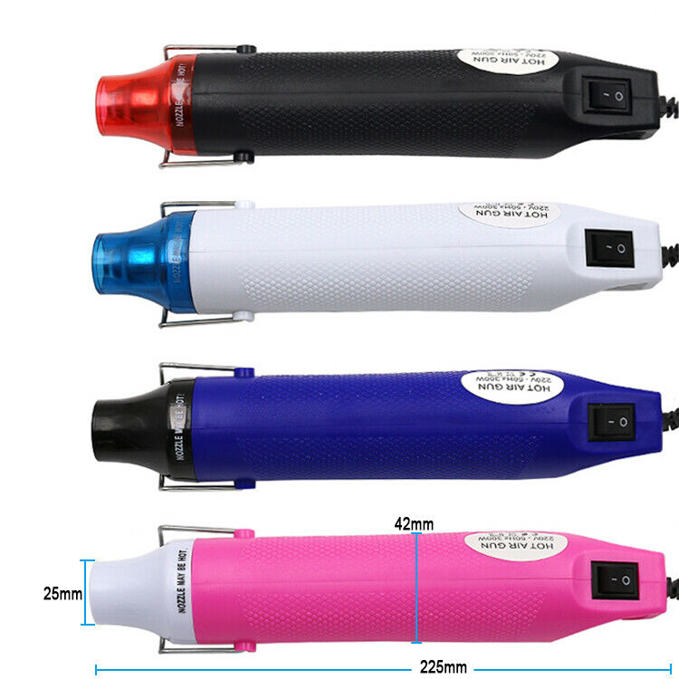 300w Heat Gun Electric Hot Air Gun Kit Hot Wind Blower Tools Diy Portable 110v