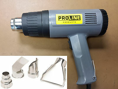 Heatgun US-standard ETL approved Pro 1500 Watt 2-Temperature Heat Gun+4 Nozzles