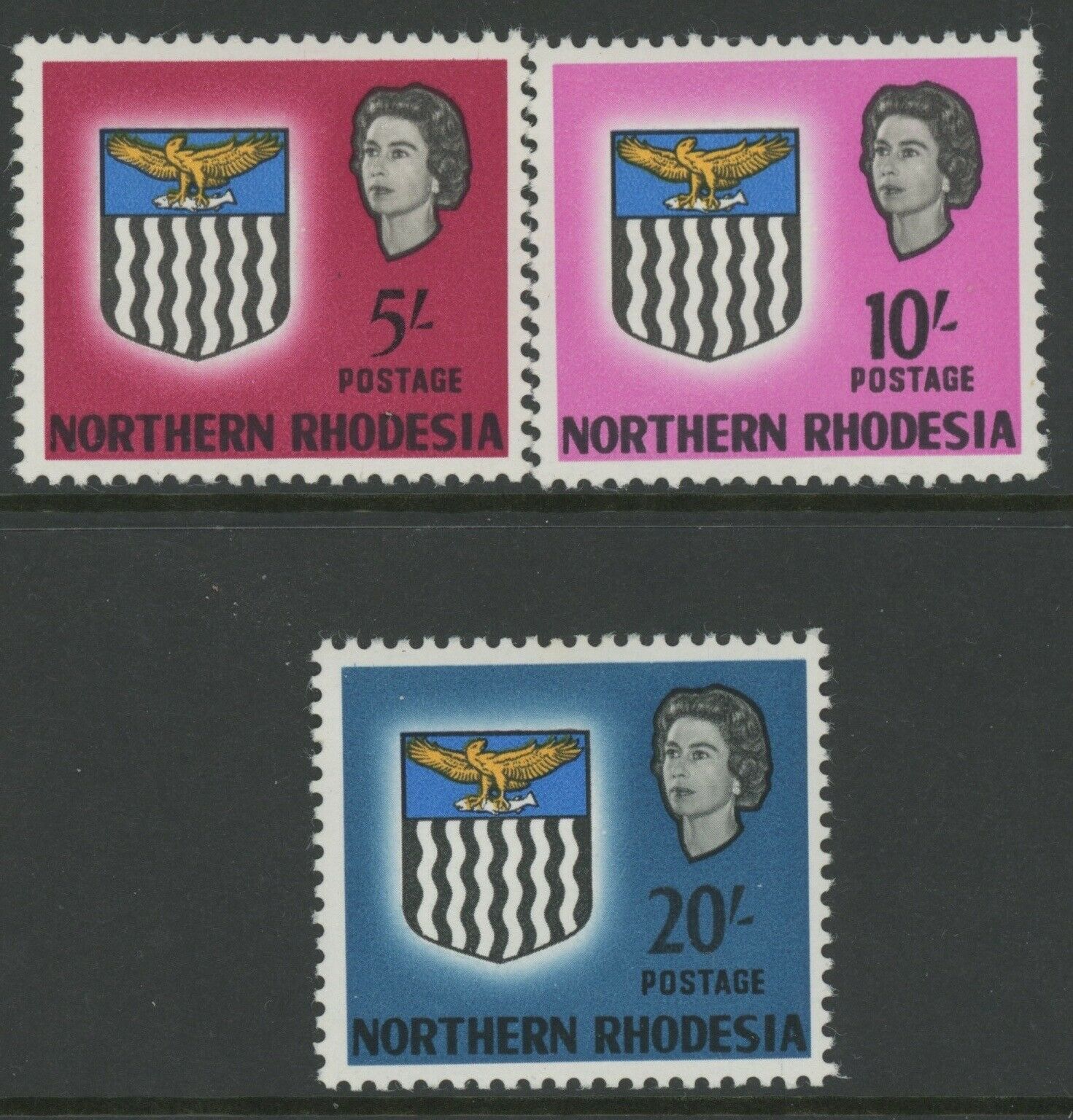 Northern Rhodesia, Mint, #75-88, Og Nh/lh/hr, Cs/14, 3 Shown, Clean
